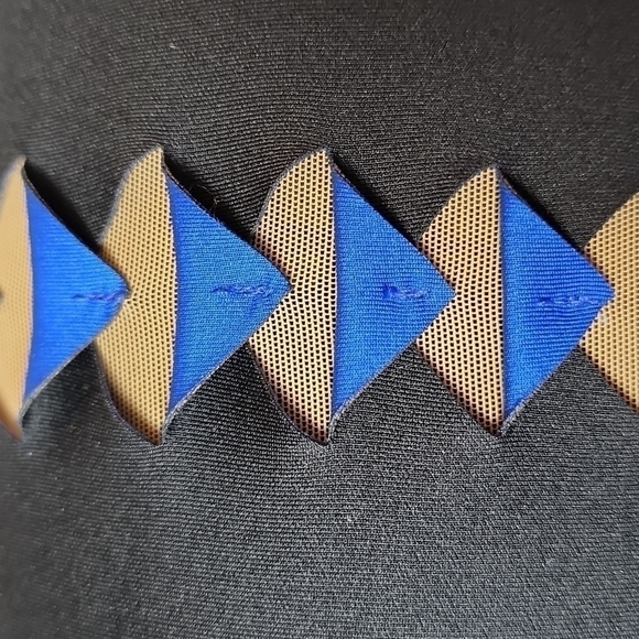 New Kenneth Cole Black Cutout Mesh Detail Full Coverage One Piece Swimsuit S - Picture 5 of 10